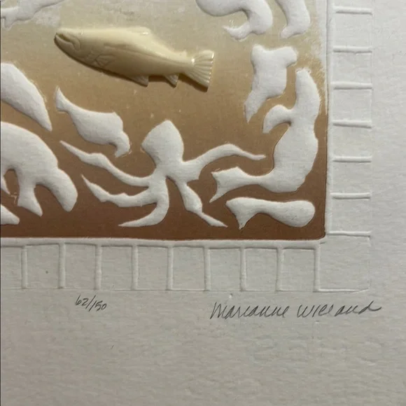 Embossed Art Print ‘Shaman’s Box’ by Alaskan Artist Marianne Wieland - Picture 4 of 4